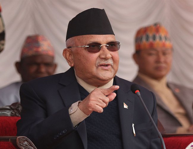 UML Chairman Oli announces to resurrect party as it was on May 16, but on condition