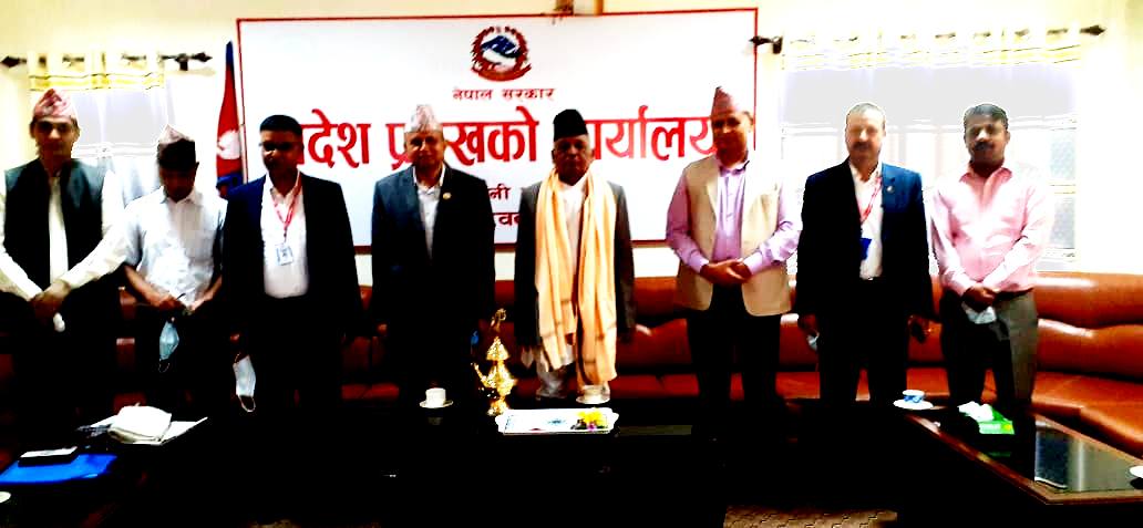 पदमुक्त भएका लुम्बिनी प्रदेश प्रमुख यादवको बिदाइ