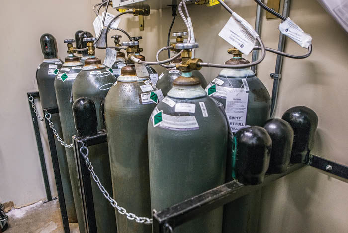 15 cylinders of oxygen provided to health facilities