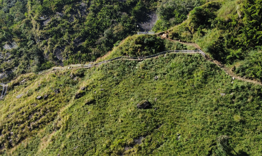 प्रवासी नेपालीको सहयोगमा पदमार्ग निर्माण गरिँदै