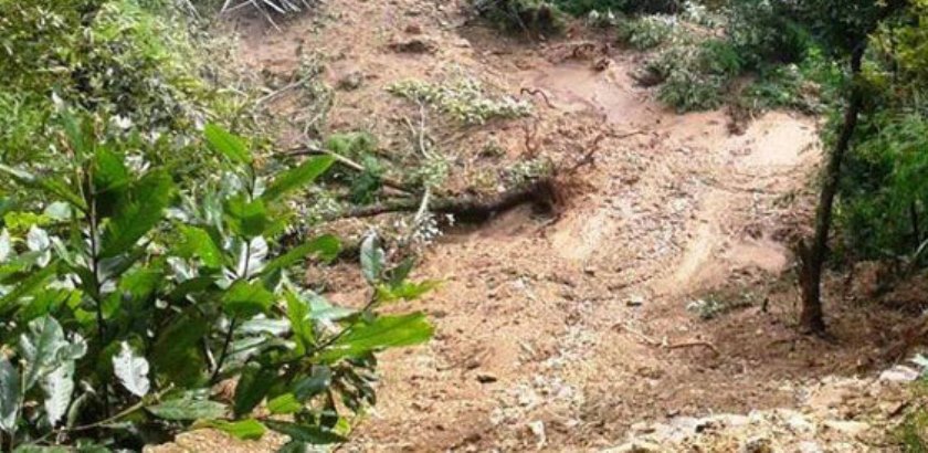 Landslide leaves one killed; two disappeared