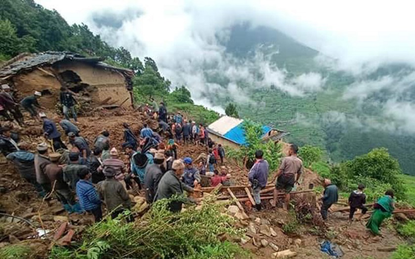 Landslide kills two, three go missing in Myagdi