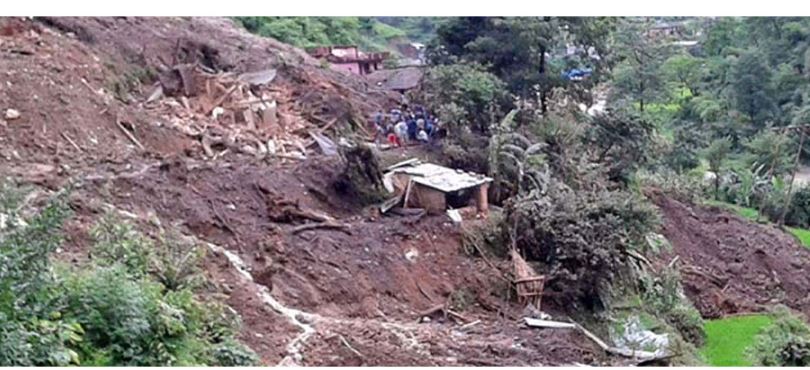 Three die in landslide