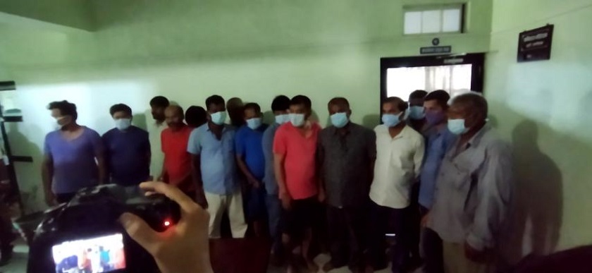 मोरङको दुई स्थानबाट युरेनियम जस्तो देखिने पदार्थसहित १५ जना पक्राउ