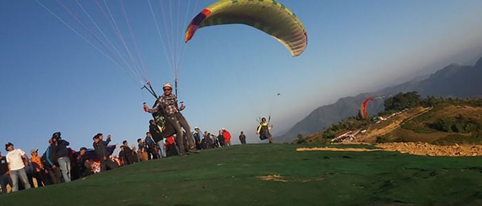 Drive to start paragliding in Udayapur