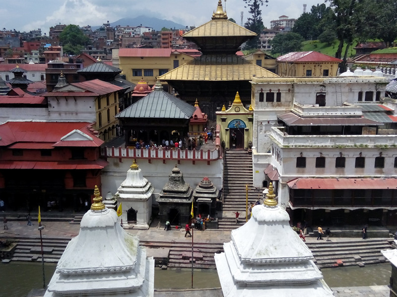 Devotees enter Pashupatinath Temple after nine months