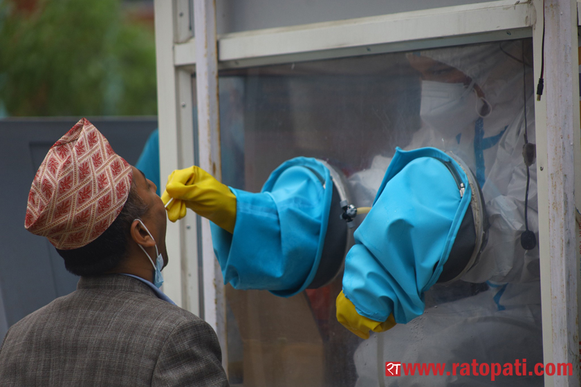काठमाडौँमा एकै दिन थपिए १ हजार १८६ संक्रमित