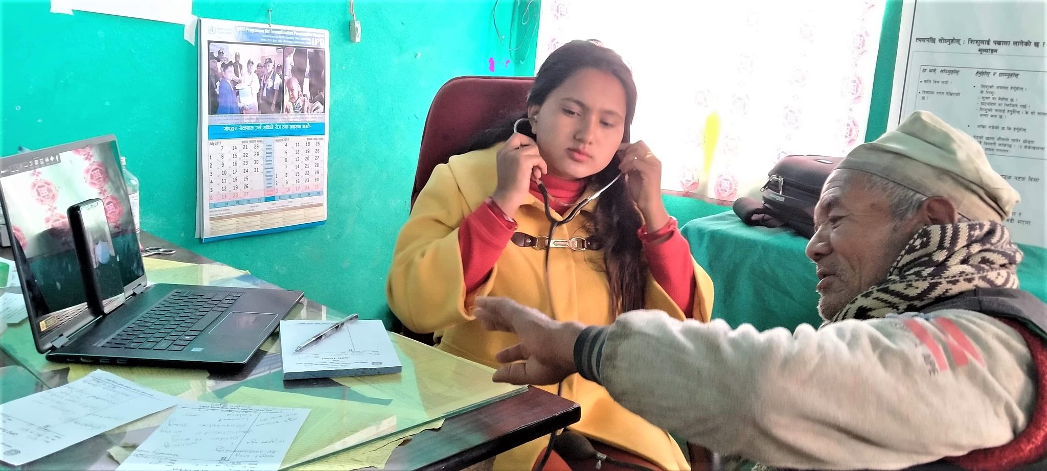 महाबु गाउँपालिकाकाका नागरिकलाई टेलिमेडिसियनद्वारा विशेषज्ञ सेवा