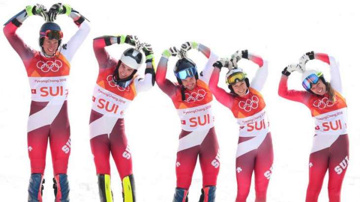 Swiss win inaugural team gold, Norway set medals record