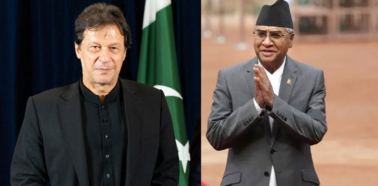 Pakistan PM Khan congratulates PM Deuba