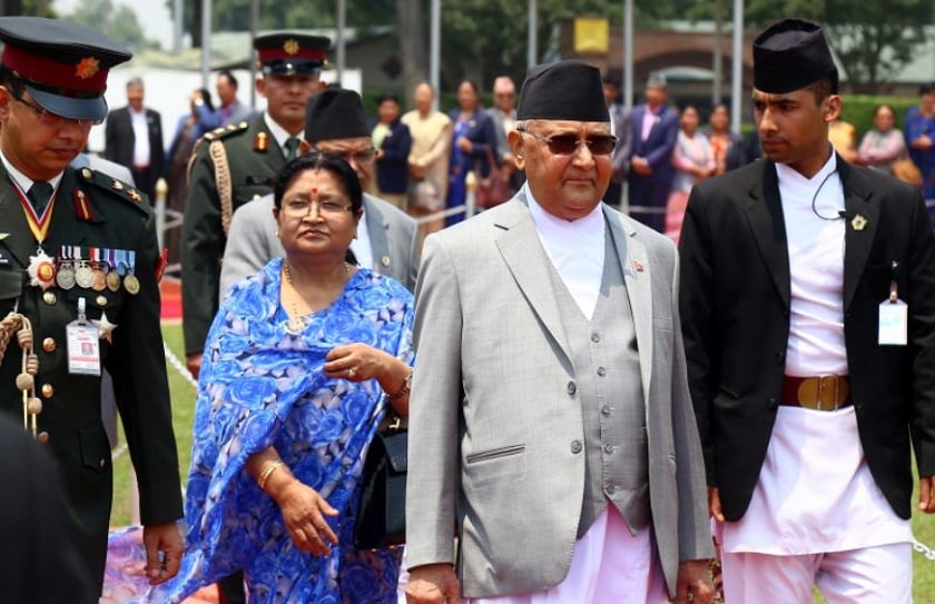 PM Oli meets with Cambodian Acting Head of the State