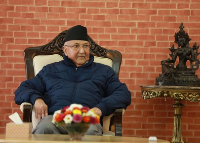 PM Oli admitted to TUTH