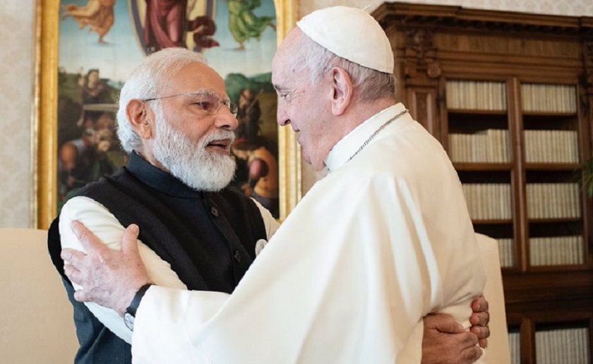 क्रिश्चियन धर्मगुरु पोपलाई मोदीले दिए भारत भ्रमणको निम्तो