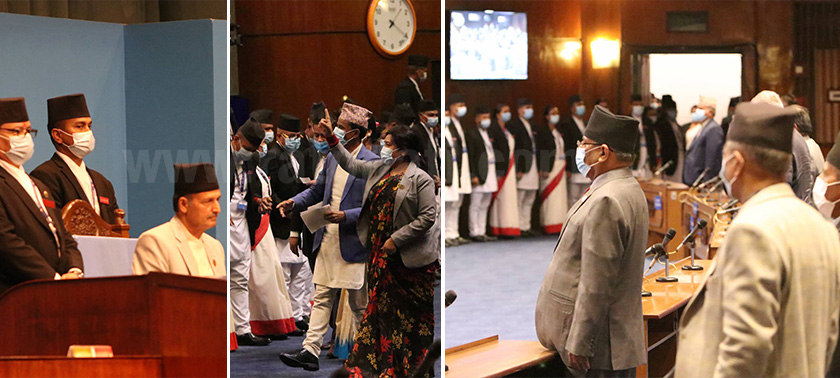 Following UML obstruction, HoR meeting put off for Sunday (with photos)