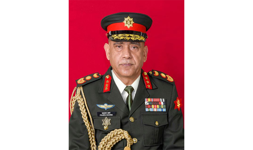 Govt designates Prabhuram Sharma as acting chief of Nepal Army