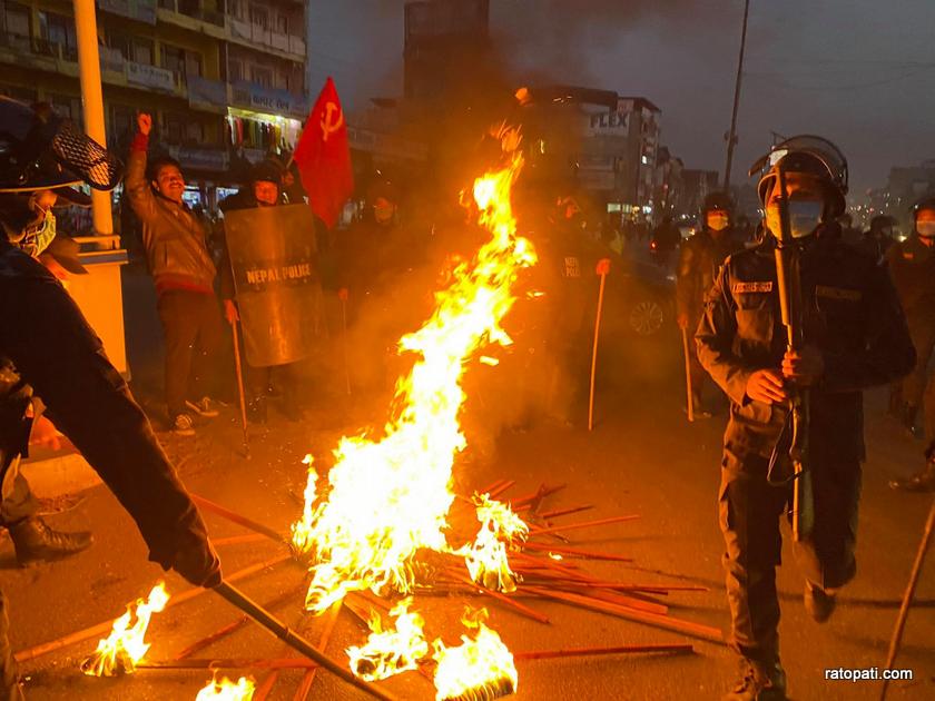 आज प्रचण्ड–नेपाल पक्षको देशव्यापी आमहड्ताल, बिहानैदेखि प्रहरीको धरपकड