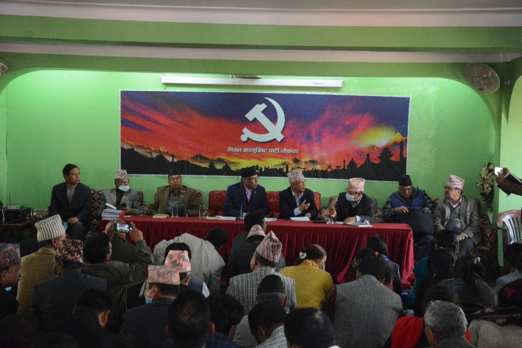 प्रचण्ड–नेपाल पक्षको केन्द्रीय समिति बैठकः ओलीको अभिव्यक्तिको भर्त्सना, प्रचण्डको बचाउ