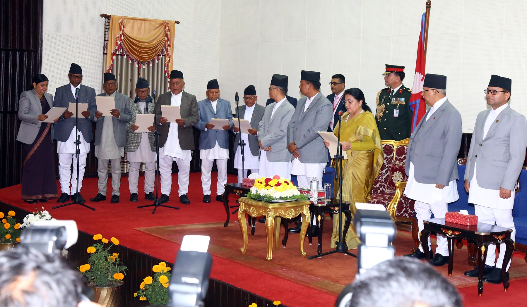 President administers oath of office to newly-appointed governors