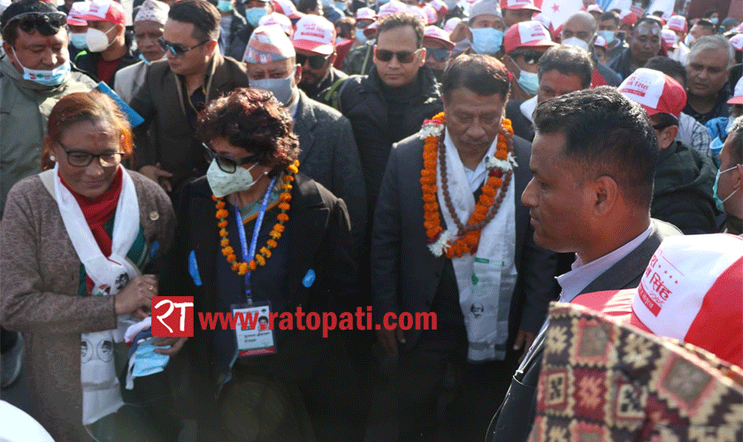 Prakash Man Singh files candidacy for NC President