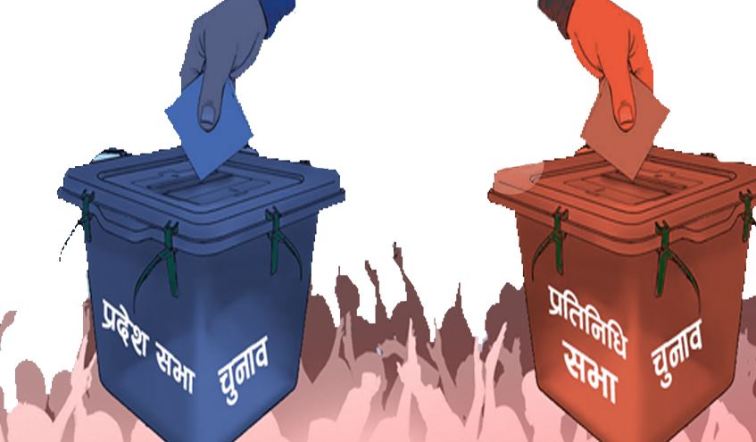 काठमाण्डौको बानेश्वरमै डेढ घण्टा हिँडेर मतदान