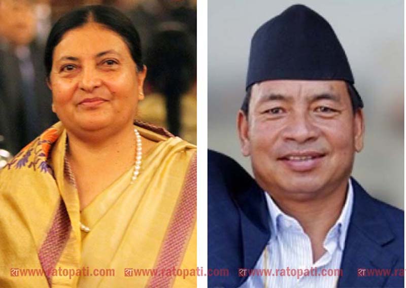 Prez Bhandari, Vice Prez Pun extend Dashain greetings