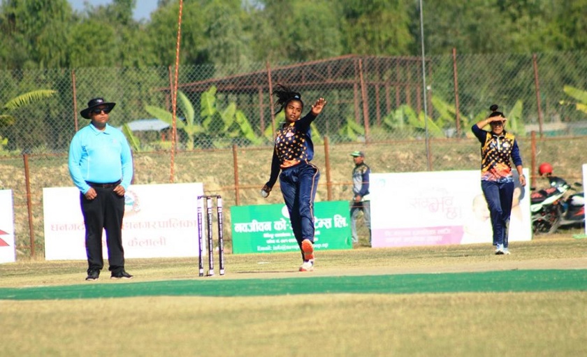 प्रधानमन्त्री कप महिला क्रिकेट : प्रदेश १ फाइनलमा, सुदूरपश्चिम बाहिरियो