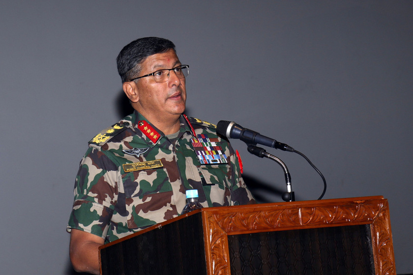 Army Chief Thapa leaving for China on Sunday