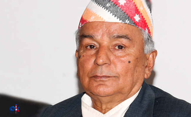 Leader Poudel-Japanese Envoy Saigo meet