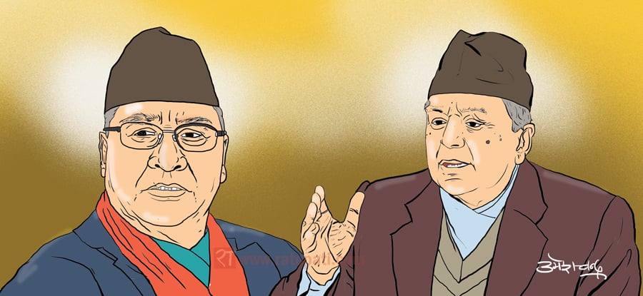 Deuba, Poudel factions in separate discussion to select candidates
