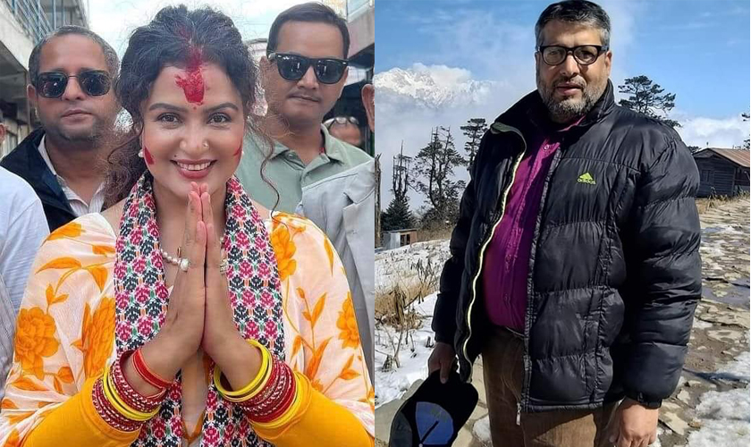 रेखालाई पूर्वपति छविले दिए जितको शुभकामना
