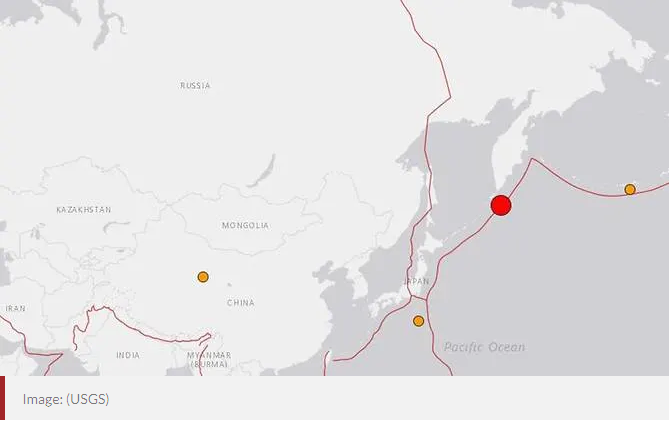 रसियामा ७.५ म्याग्निच्युडको भूकम्प
