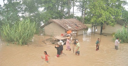 Hundreds of Nepali households inundated due to Indian road
