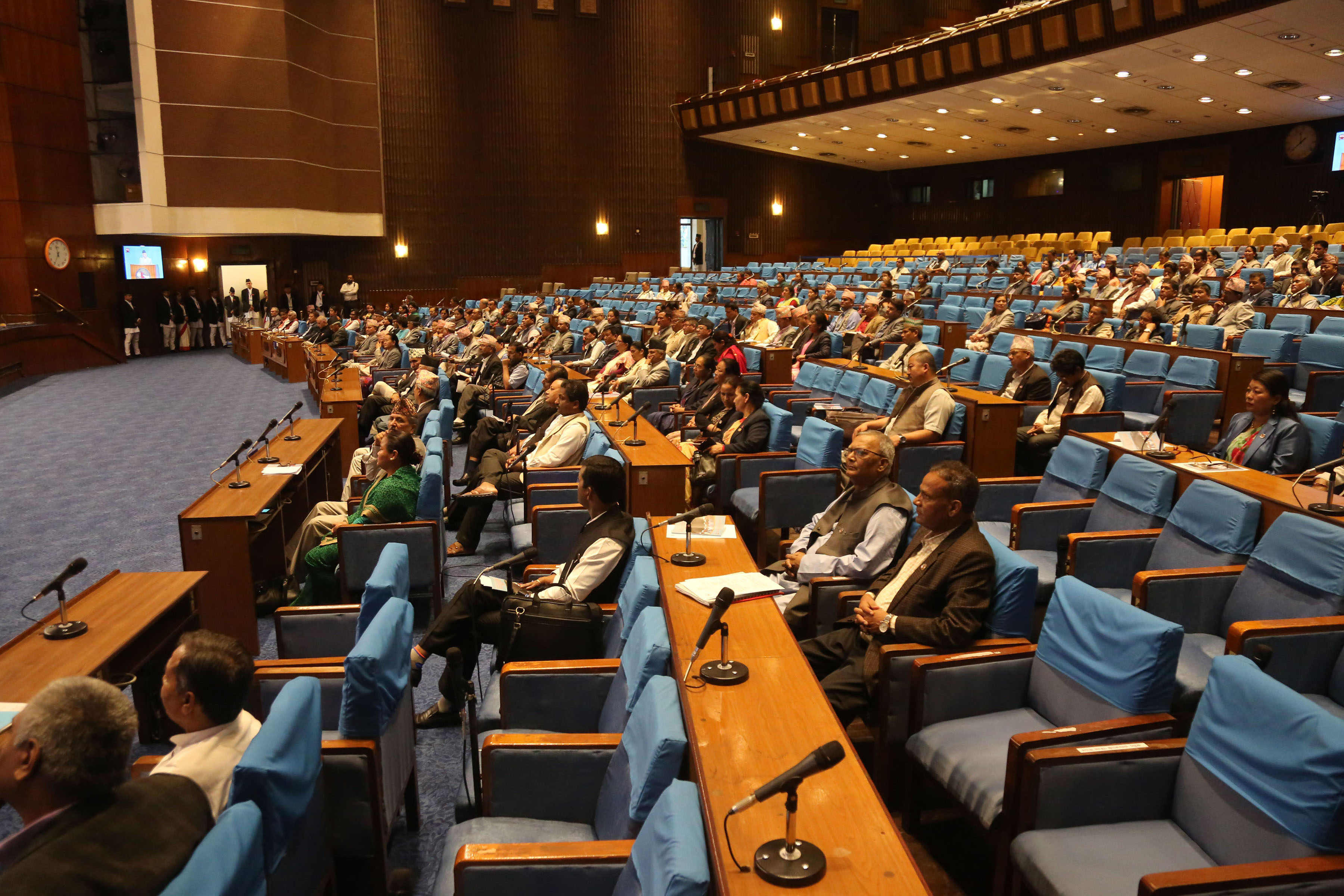 Proposal of urgent public importance presented in HoR