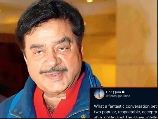 शत्रुघ्न सिन्हाको ट्वीटर अकाउन्टको नाम एलन मस्क : भनियो, ‘कस्तो बकवास हो यो ?’