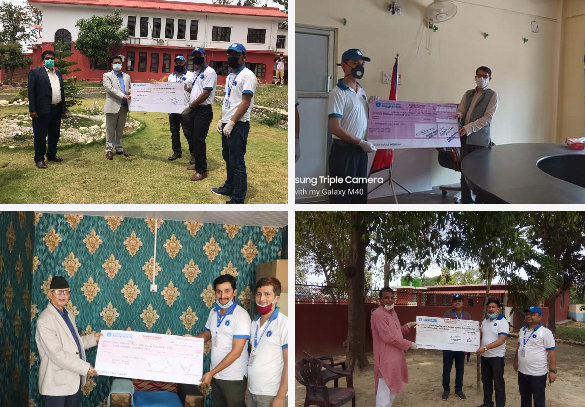 नेपाल एसबीआई बैंकद्वारा कोरोना कोषमा १ करोड योगदान