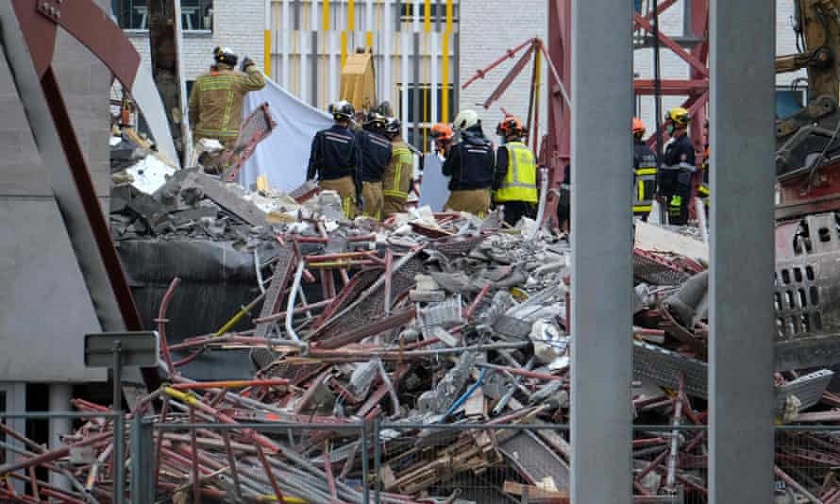 बेल्जियममा निर्माणाधीन विद्यालय भवन भत्किँदा ५ जनाको मृत्यु