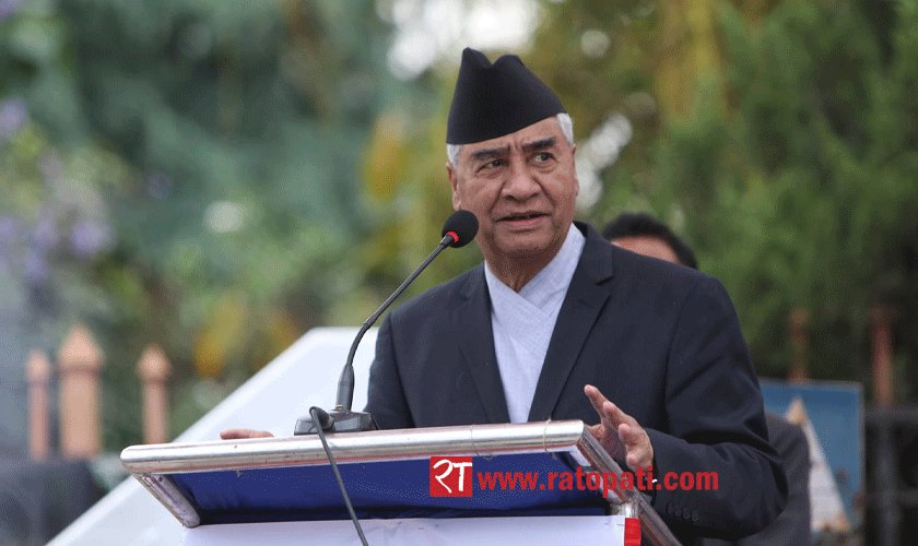 Oli will dissolve the local government as well if UML wins: PM Deuba