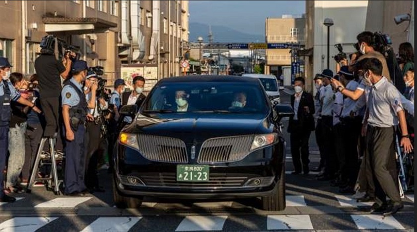 आबेको हत्या : जापान प्रहरीले भन्यो–सुरक्षामा त्रुटि भयो