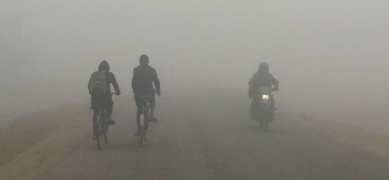 Cold affects life in Siraha