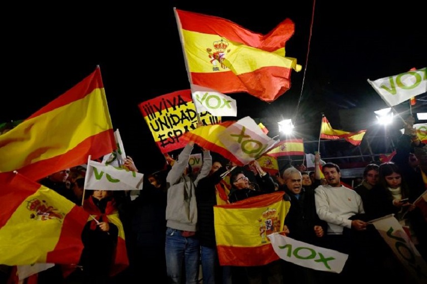 स्पेनमा समाजवादी पार्टीको अग्रता