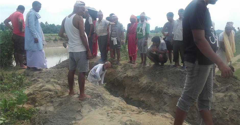 भारतप्रति आक्रोशित स्थानीय, भत्काए गण्डक नहर