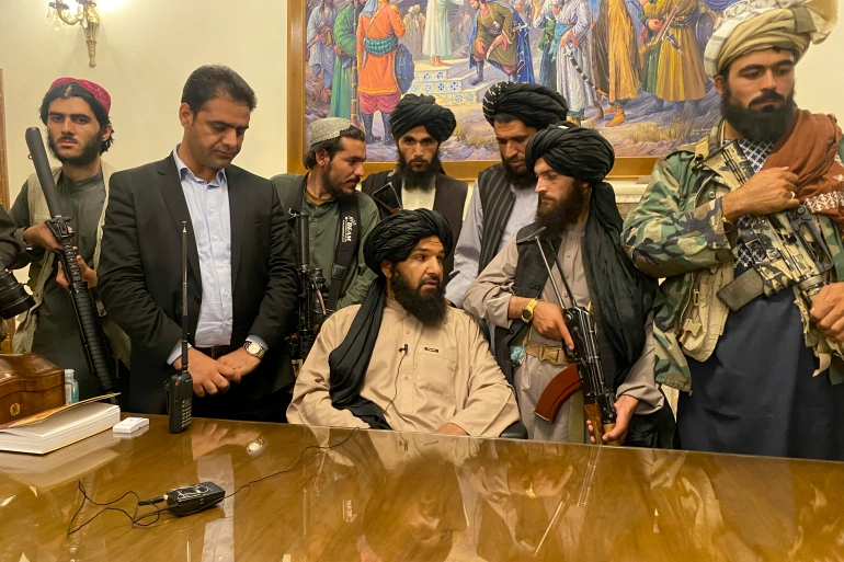 Taliban say Afghanistan war over as president flees