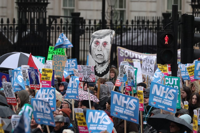 Trump attacks Britain's public healthcare system