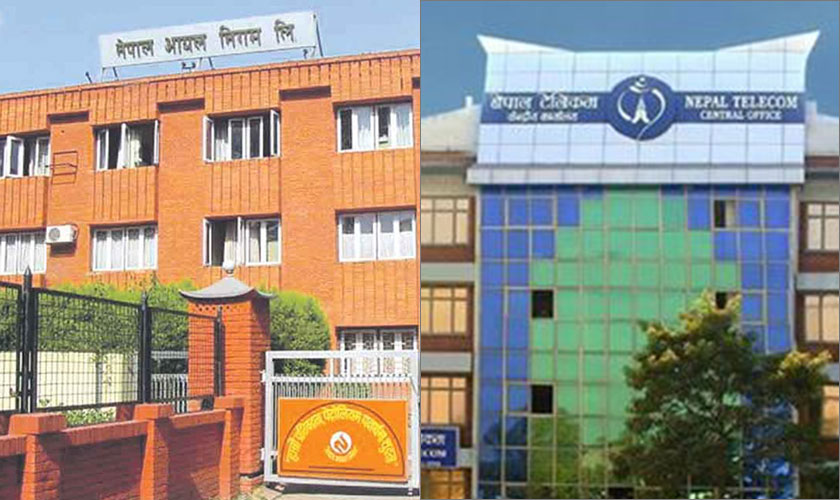 आयल निगम र नेपाल टेलिकम सरकारको दुहुनो गाई, अधिकांश संस्थानको लगानी बालुवामा पानी