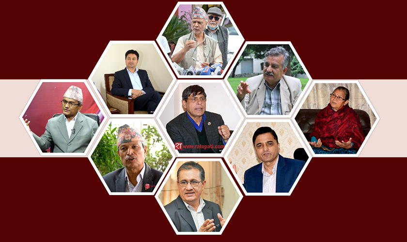 एमाले तेस्रो धारको भेलामा ५७ नेता सहभागी (संयुक्त वक्तव्यसहित)