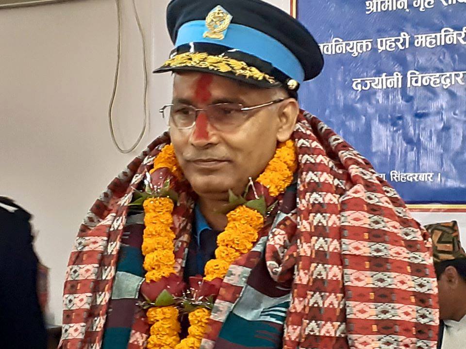 Insignia conferred on new IGP Gyawali