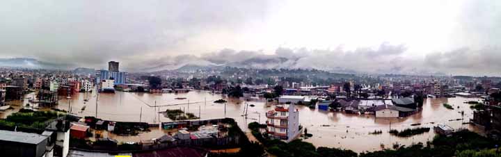 Radhe Radhe, Sallaghari of Bhaktapur inundated again