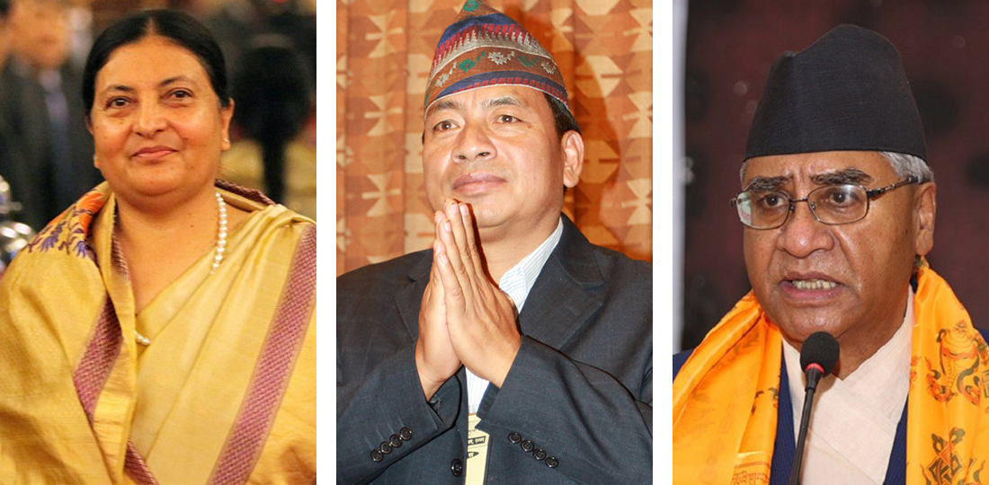 President Bhandari, VP Pun, PM Deuba extend greetings on Bakra-Eid