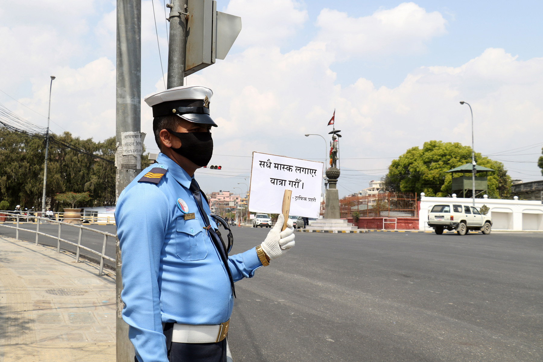 PPE support to Traffic Police