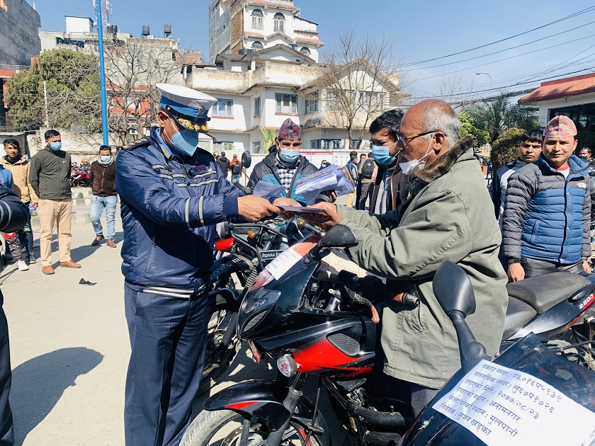 हराएका २५ मोटरसाइकल खोजतालास गरी सम्बन्धित धनीलाई बुझाइयो